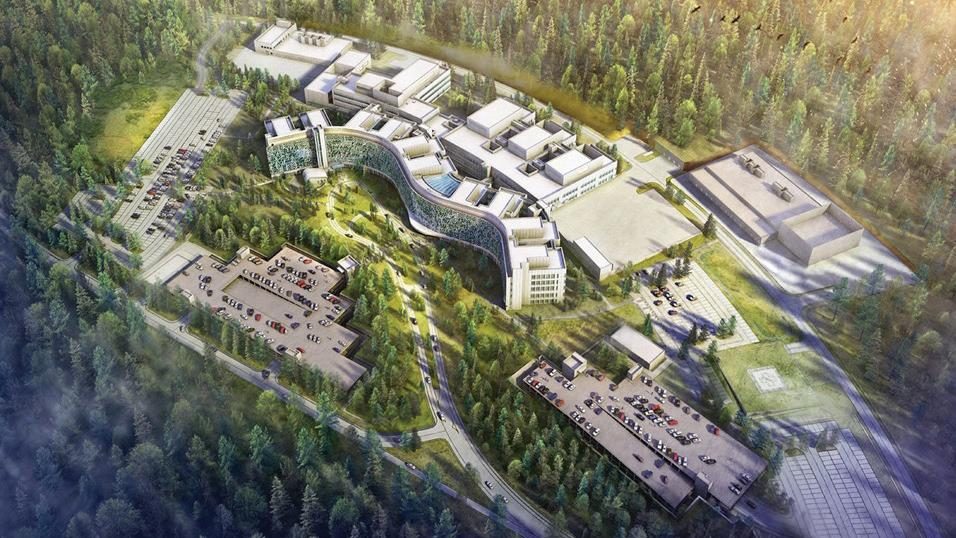 Rendering of the Rhine Ordnance Barracks Medical Center Replacement (ROBMCR) project. The contract to build the largest U.S. hospital outside the United States was signed in February 2022, marking a significant step forward in progressing the ROBMCR project. The German Construction Administration, in partnership with USACE’s Europe District and the U.S. Defense Health Agency, awarded a €859 million (approximately $969 million) contract to Züblin and Gilbane Joint Venture to construct a new hospital at Rhine Ordnance Barracks, Germany. USACE AMERICA’S ENGINEERS U.S. ARMY CORPS OF ENGINEERS, EUROPE DISTRICT, IMAGE