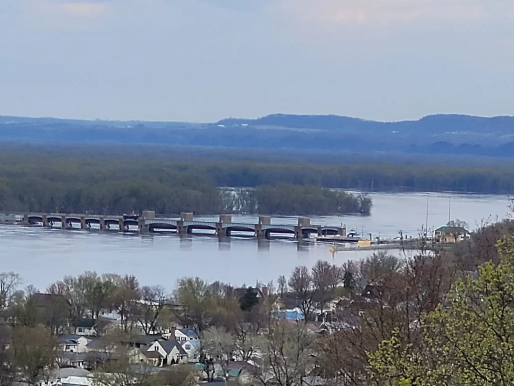 The U.S. Army Corps of Engineers, St. Paul District, closed several Mississippi River locks and dams to all commercial and recreational traffic this past weekend and anticipates more closures in the coming days. (U.S. Army Corps of engineers photo)