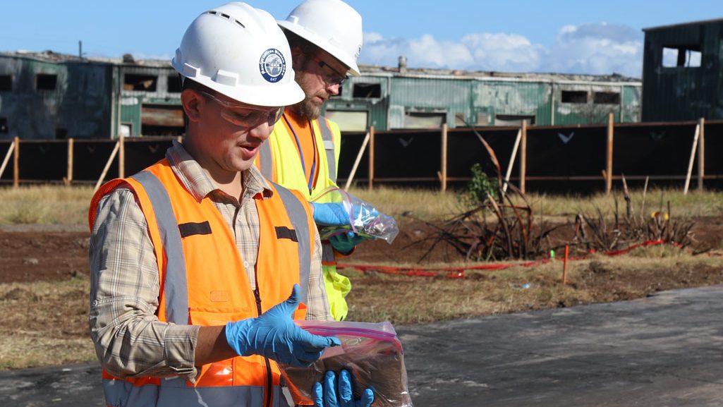 Soil Sampling, Erosion Control Signal Final Steps of USACE Debris Removal Process
