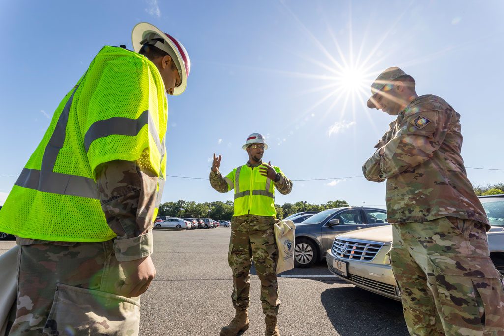 The two-week exercise included training injects to create stress and chaos similar to real-world power blackouts. The teams trained by coordinating emergency generators to critical facilities in need such as hospitals, water treatment facilities and emergency response centers.